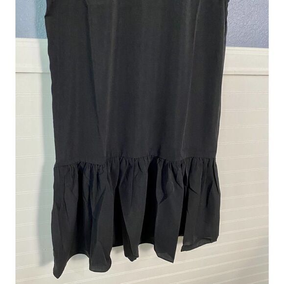 Cooper St A-Line Black Shift Dress with Ruffle Hem - Picture 7 of 11